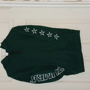 Zumba Fitness Men's Dark Green Hoodie with Star Accents